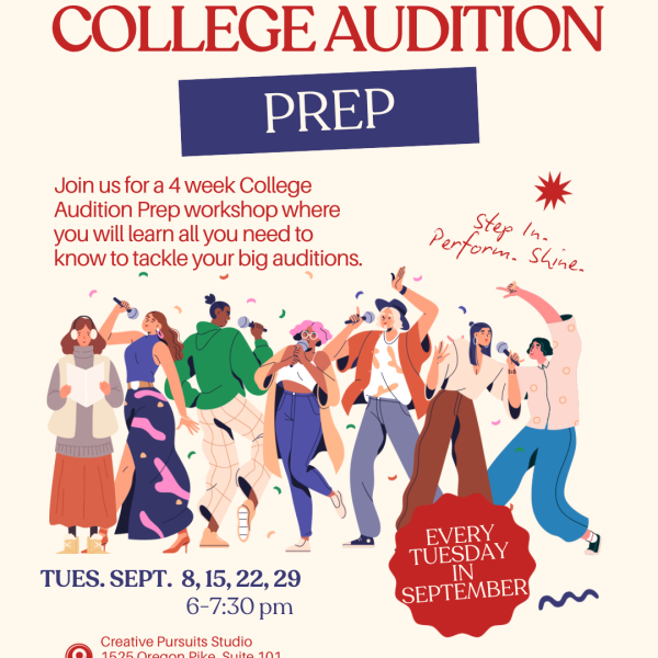 Red and Blue Illustrated Talent Show Audition Instagram Post